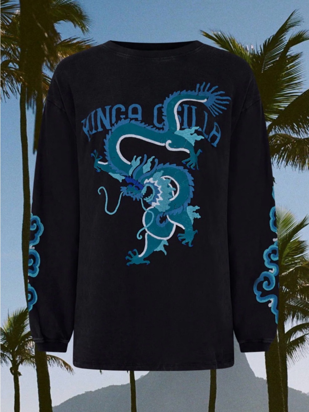 Kinga Csilla Rex Dragon Roses Ls Tee XS